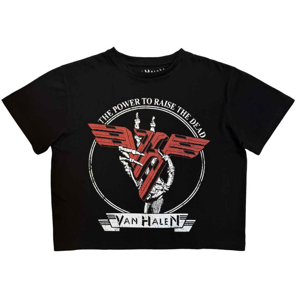Van Halen - The Power To Raise The Dead Crop top - Zwart